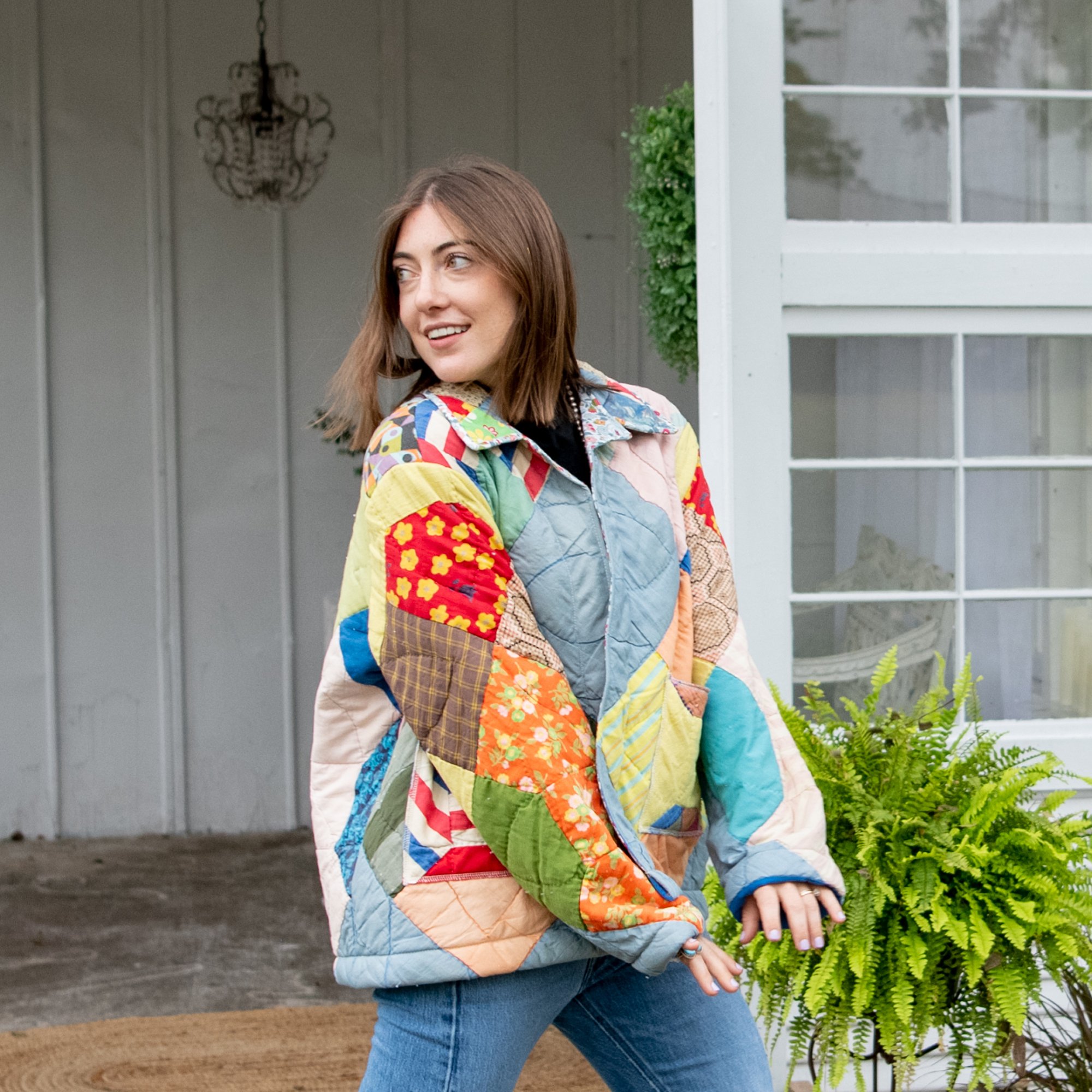 Introducing the Third Vintage Quilt Jacket Collection with Ollie